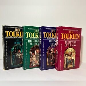 Vintage The Hobbit and Lord of the Rings Book Set